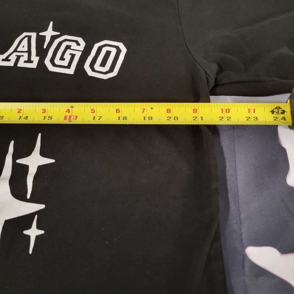 Y2K Chicago Streetwear Graphic Tee Heavyweight Premium Cotton Men's Large - Picture 4 of 5